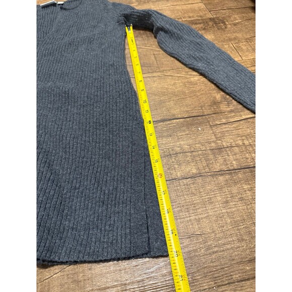 Anthropologie Ett:twa Amrita charcoal grey gray sweater - Picture 7 of 9